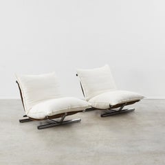 Pair of Roberto Lucci and Paolo Orlandini 'Le Farfalle' chairs - Italy, 1970s