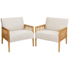 Pair of Robsjohn-Gibbings Conant Ball Chairs
