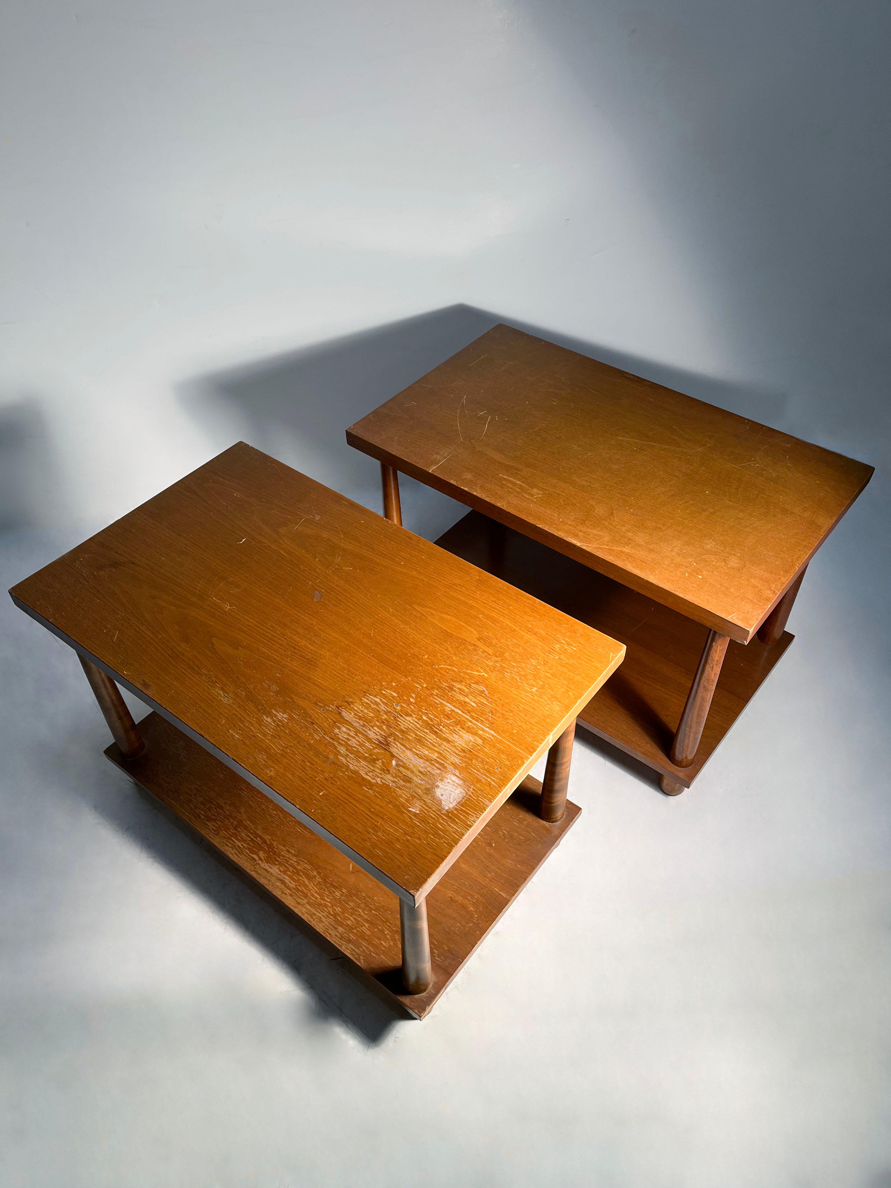20th Century Pair of Robsjohn Gibbings End Tables for Widdicomb For Sale