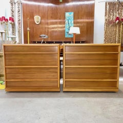 Pair of Robsjohn-Gibbings for Widdicomb 3 Drawer Chests