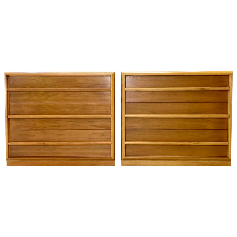 Pair of Robsjohn-Gibbings for Widdicomb 3 Drawer Chests