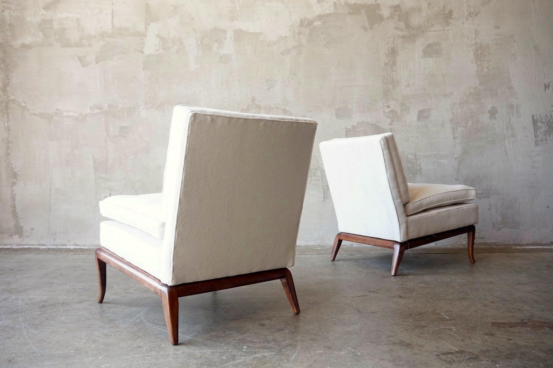 Mid-Century Modern Pair of Robsjohn-Gibbings for Widdicomb Lounge Chairs