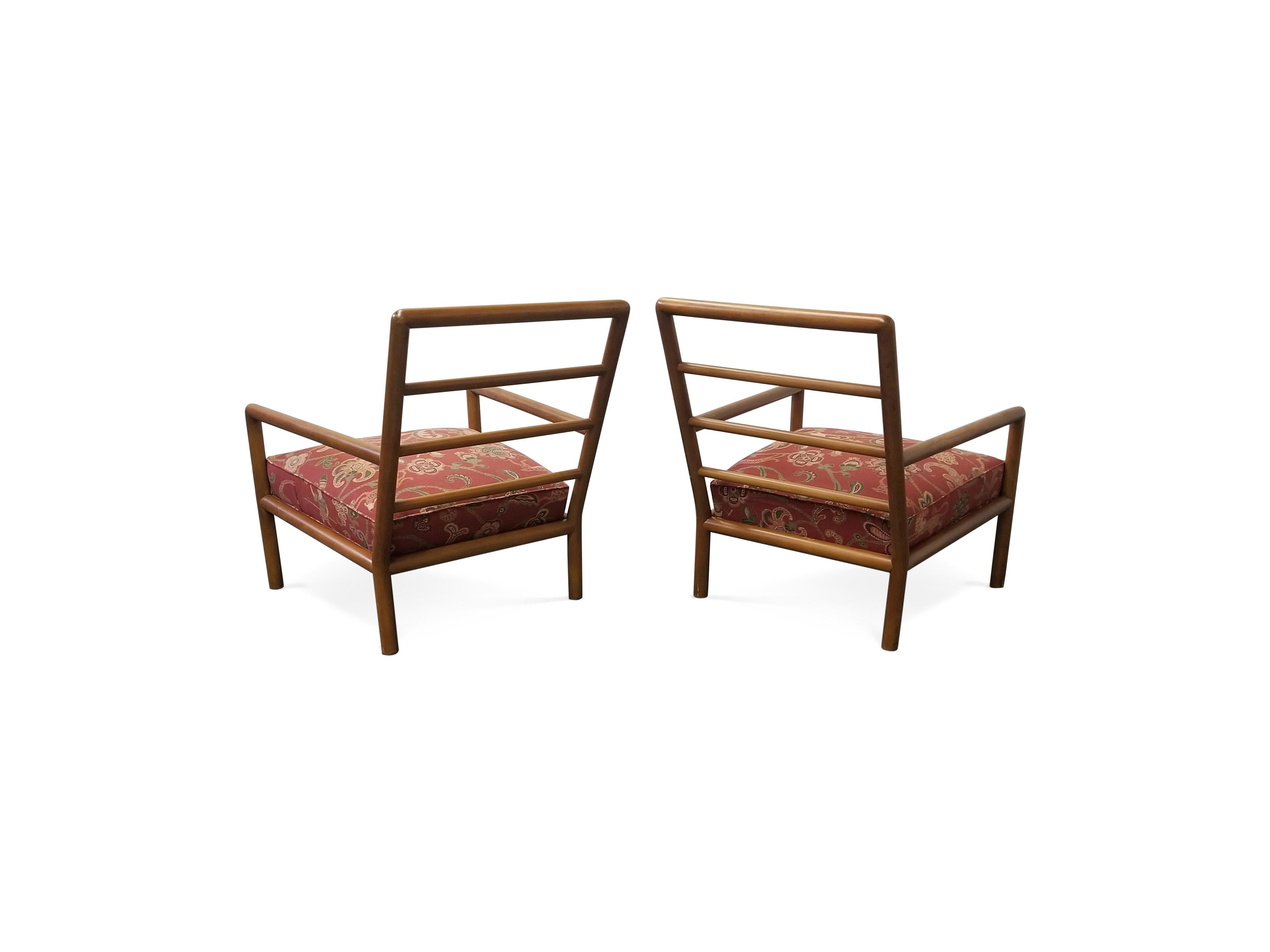 American Pair of Robsjohn-Gibbings for Widdicomb Lounge Chairs