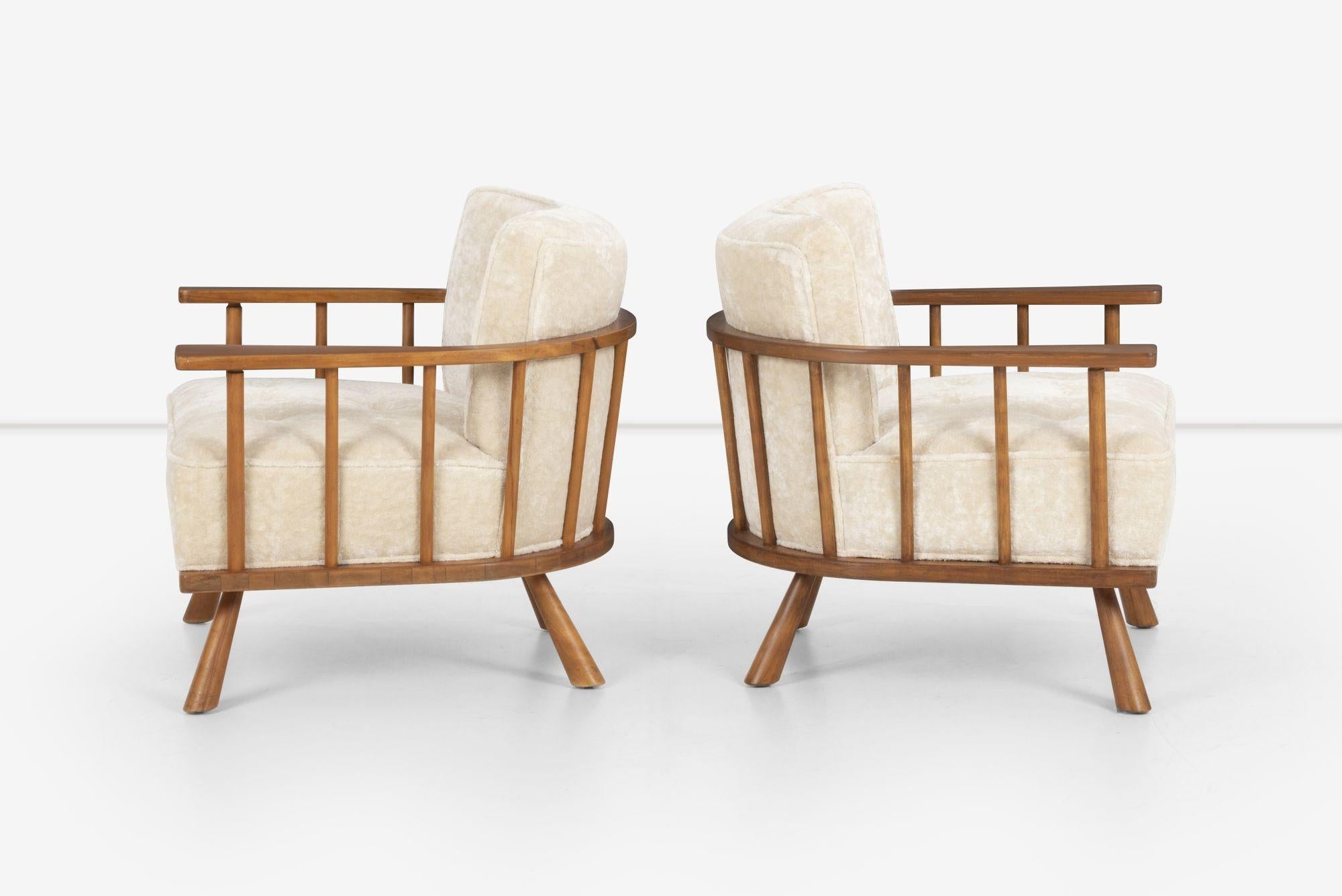 Mid-Century Modern Pair of Robsjohn-Gibbings, for Widdicomb Lounge Chairs