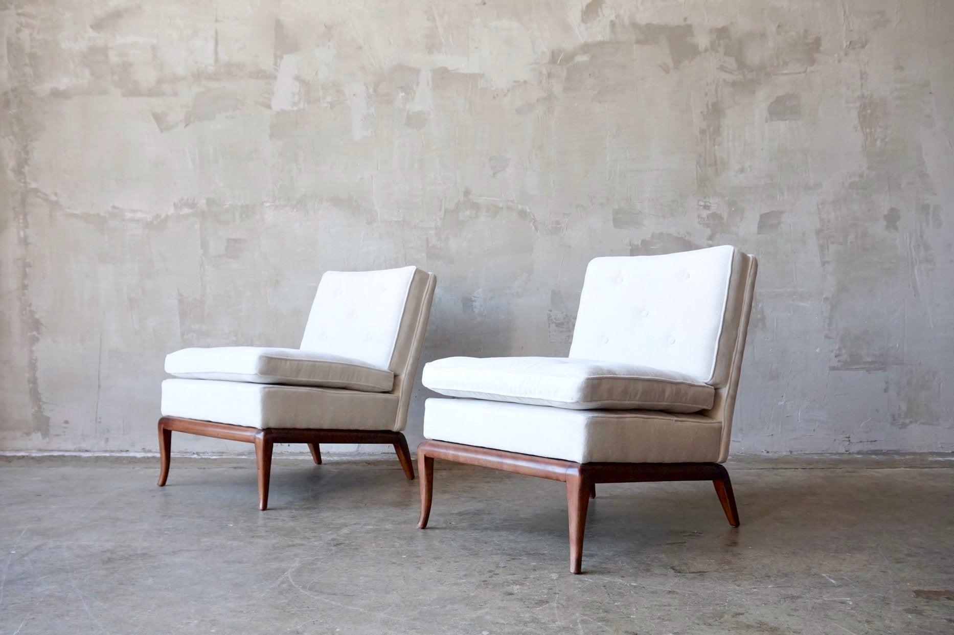 20th Century Pair of Robsjohn-Gibbings for Widdicomb Lounge Chairs