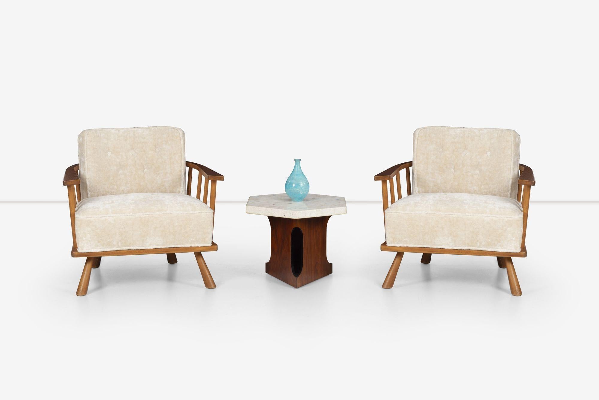 Mid-20th Century Pair of Robsjohn-Gibbings, for Widdicomb Lounge Chairs