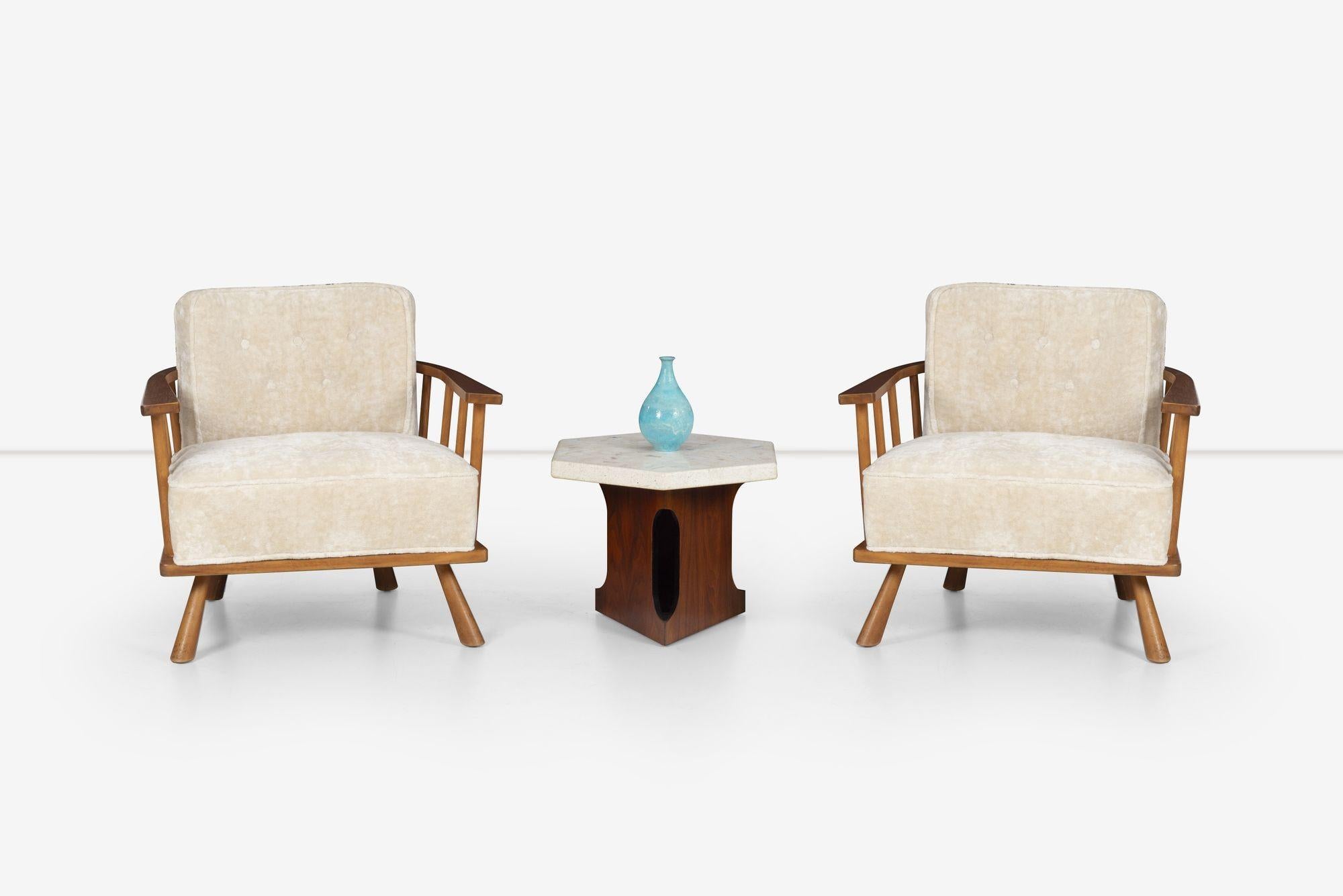 Mid-20th Century Pair of Robsjohn-Gibbings, for Widdicomb Lounge Chairs