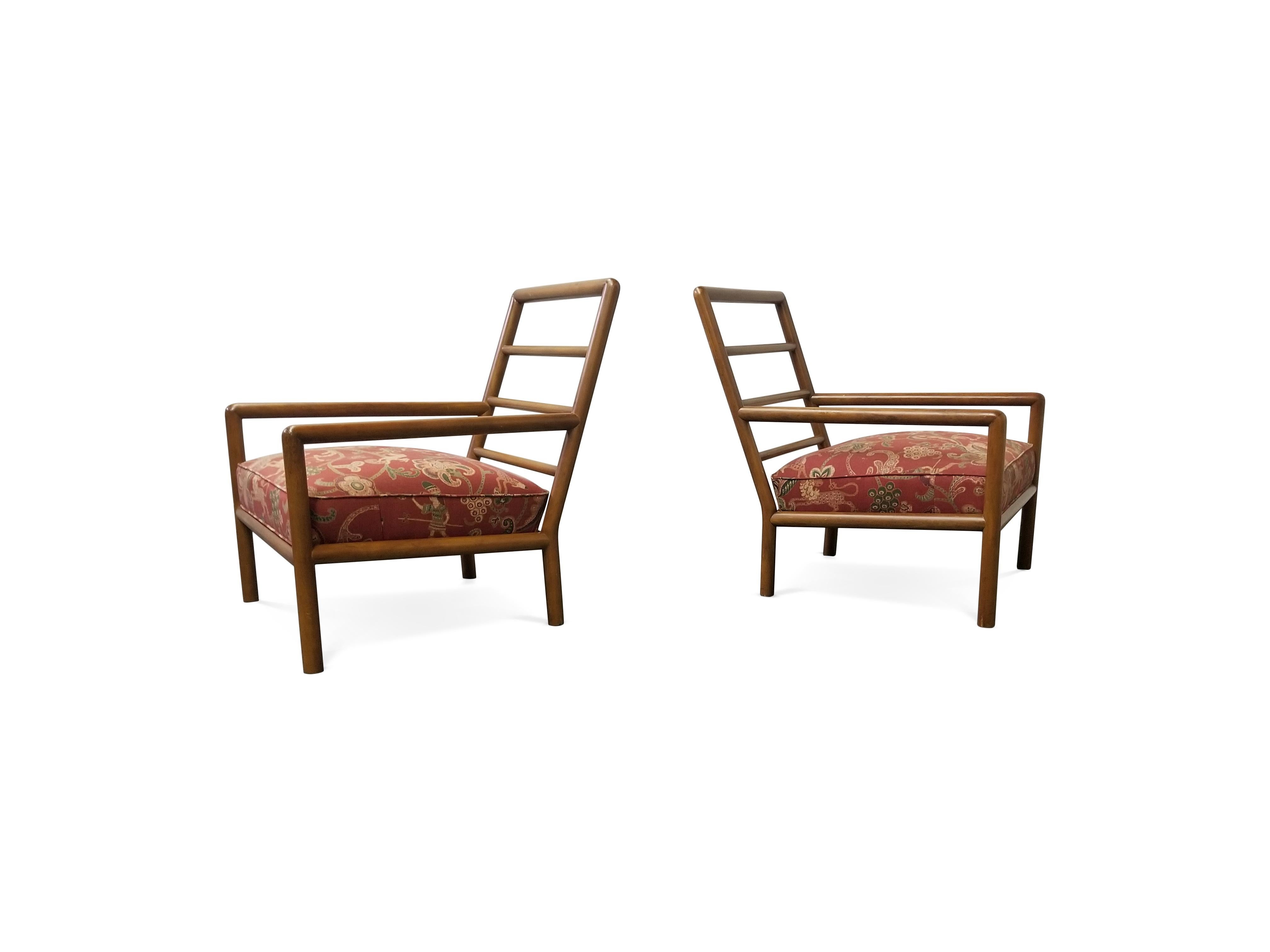 Pair of Robsjohn-Gibbings for Widdicomb Lounge Chairs 2