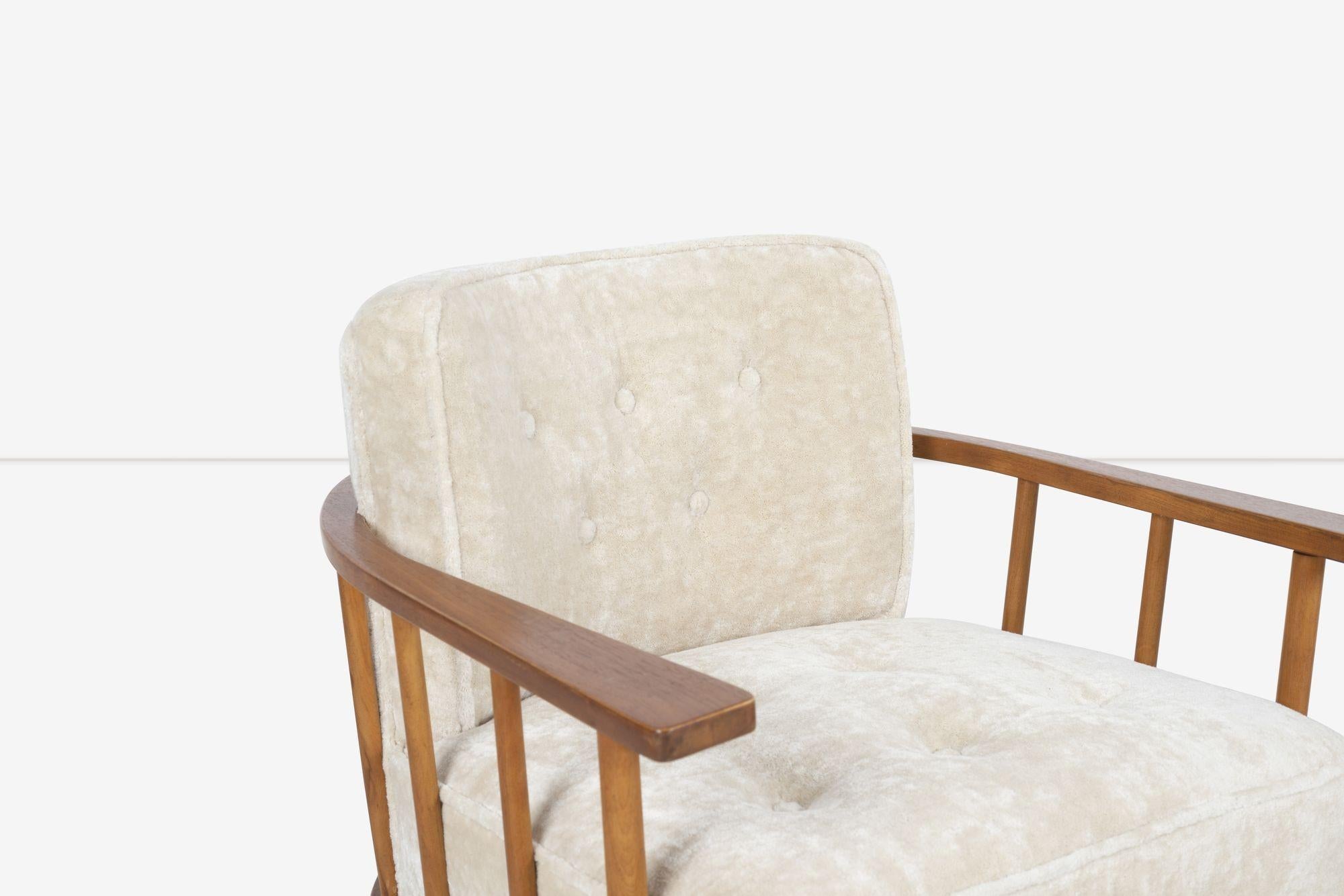 Upholstery Pair of Robsjohn-Gibbings, for Widdicomb Lounge Chairs
