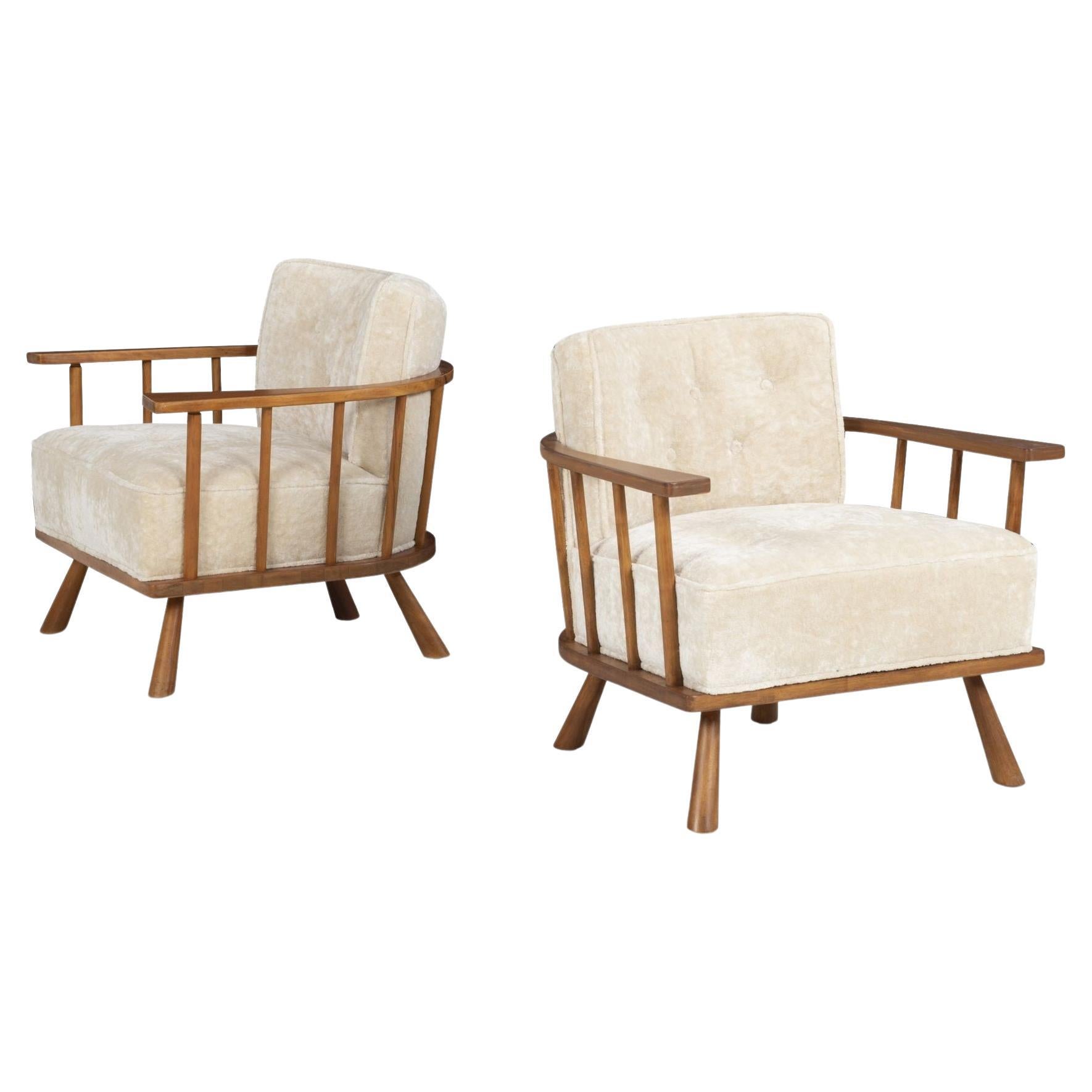 Pair of Robsjohn-Gibbings, for Widdicomb Lounge Chairs