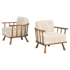 Vintage Pair of Robsjohn-Gibbings, for Widdicomb Lounge Chairs