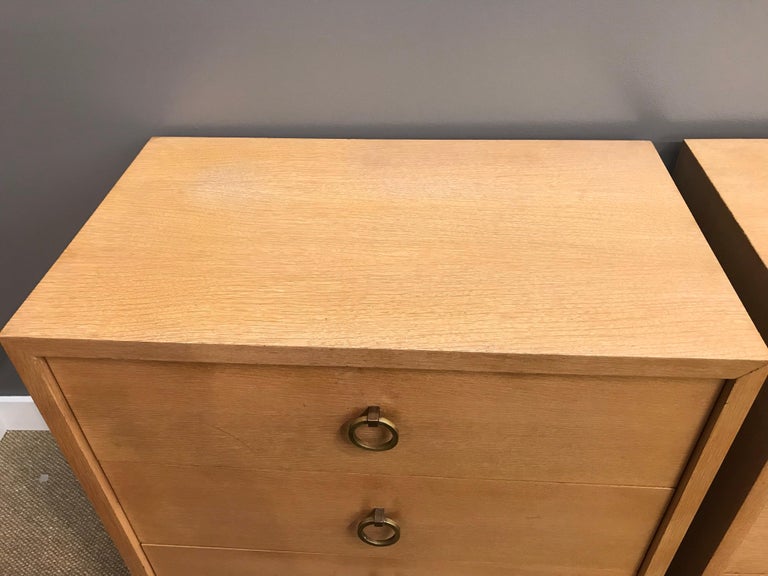 Pair Of Robsjohn Gibbings Mid Century Modern Dressers Chest Of