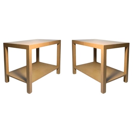 Pair of Robsjohn Gibbings Parsons End Tables for Widdicomb