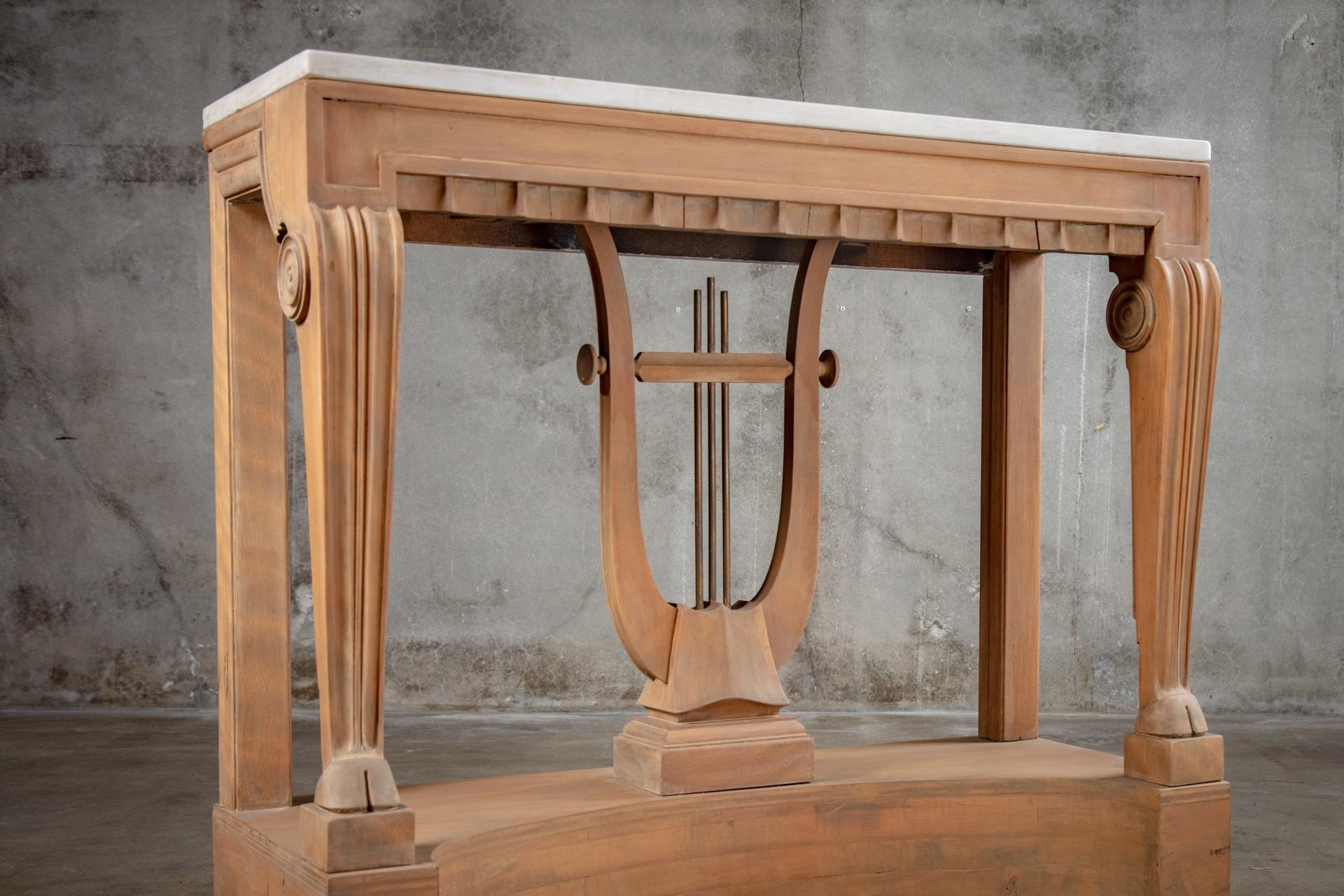 20th Century Pair of Robsjohn-Gibbings Style Rectangular Top Consoles