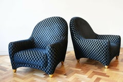 Coppia di poltrone Roche Bobois disegnate da Christian Lacroix Maison