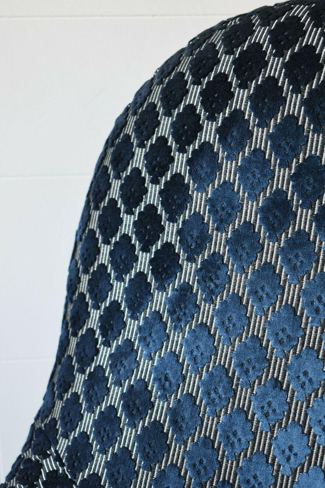 Velvet Pair of Roche Bobois Armchairs Designed by Christian Lacroix Maison