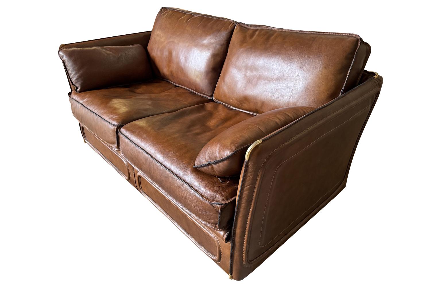 Pair Of Roche Bobois Sofas For Sale 5