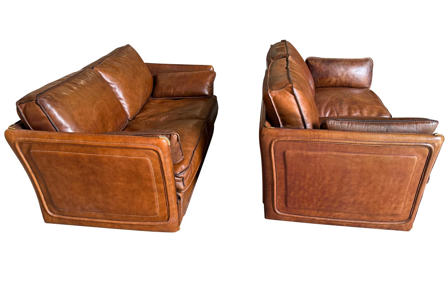 20th Century Pair Of Roche Bobois Sofas For Sale