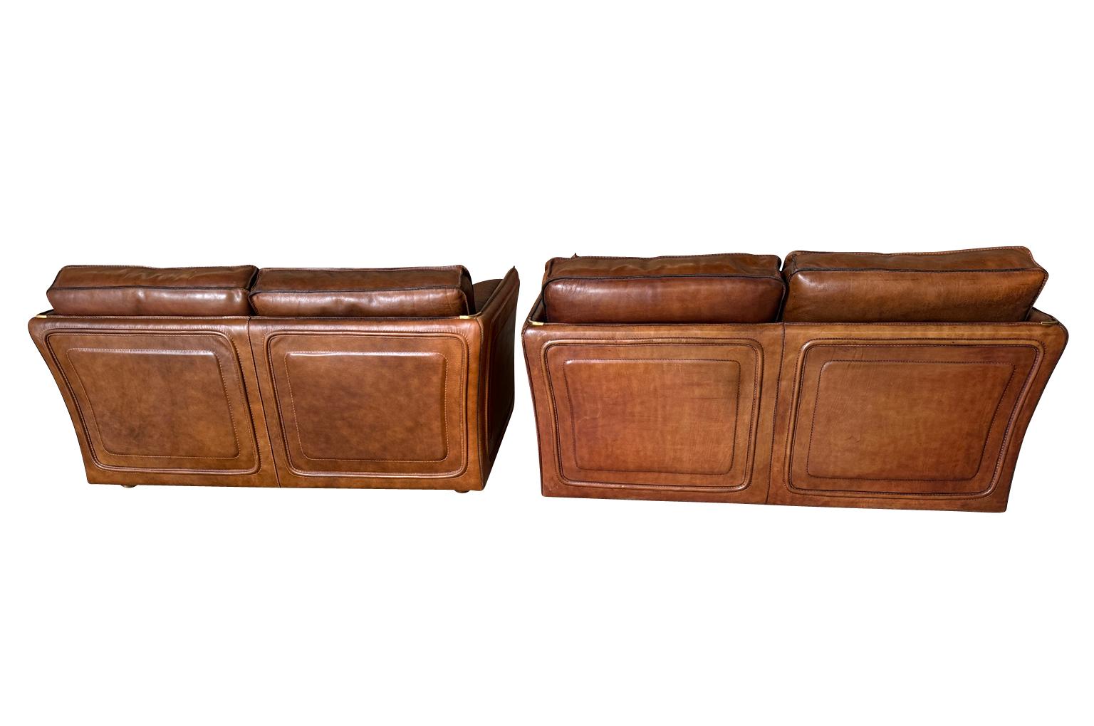 Pair Of Roche Bobois Sofas For Sale 1