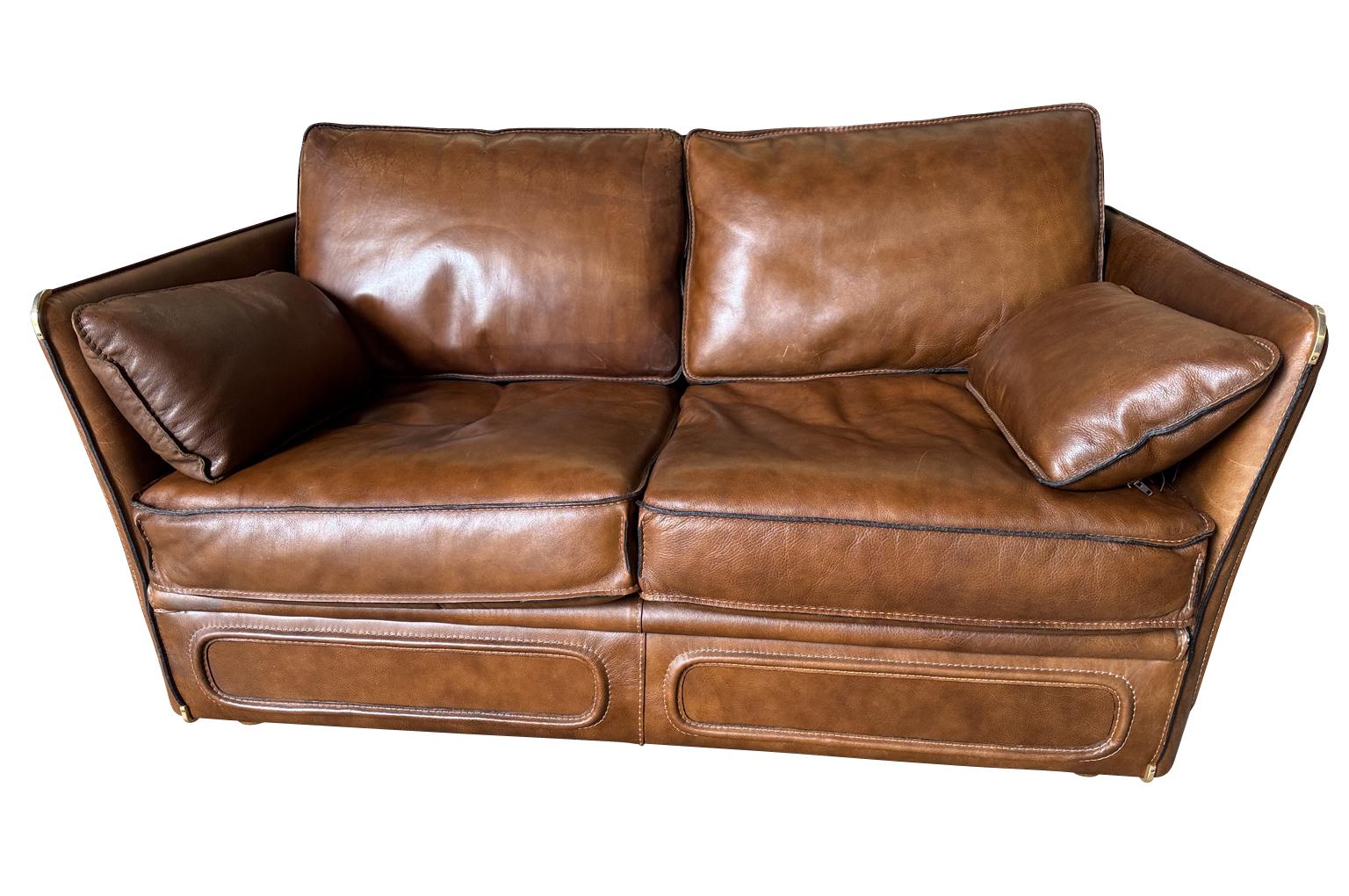 Pair Of Roche Bobois Sofas For Sale 4