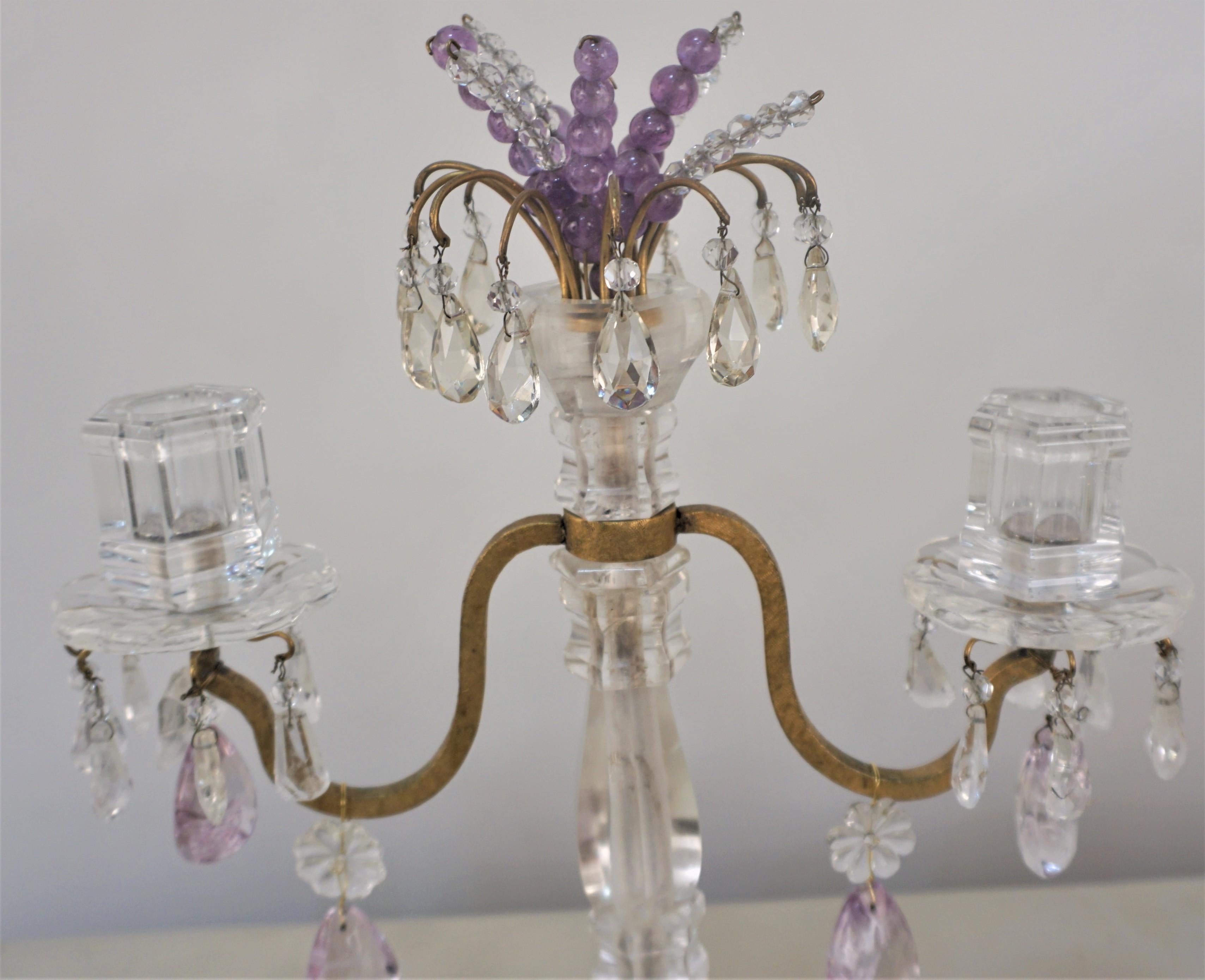 crystal candelabras for sale