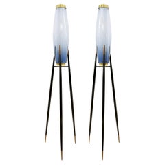 Pair of "Rocket" Floor Lamps by Svend Aage Holm Sørensen for Holm Sørensen 
Co