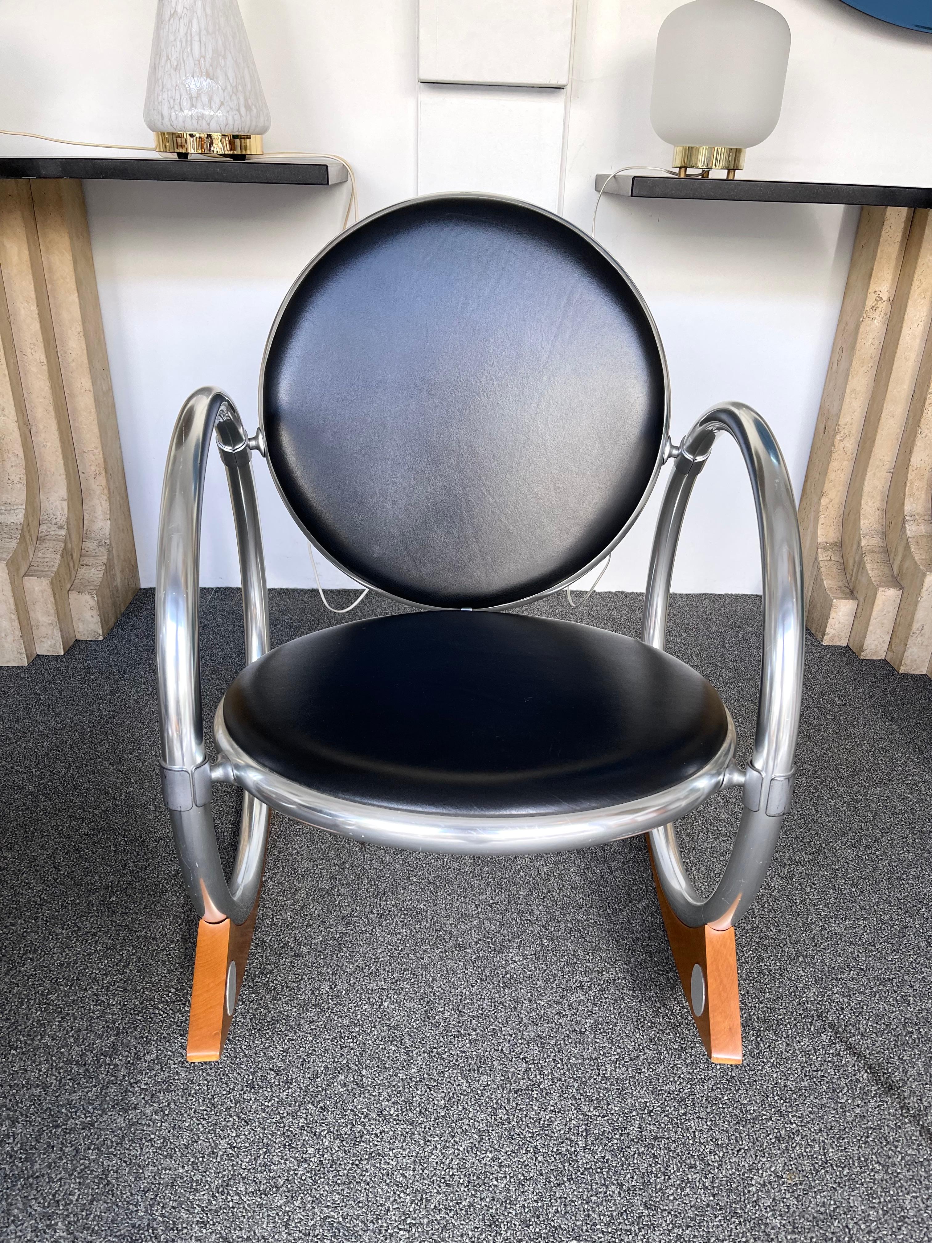Rocking Chairs Dondolo by Verner Panton for Ycami, Italy, 1990s For Sale 3