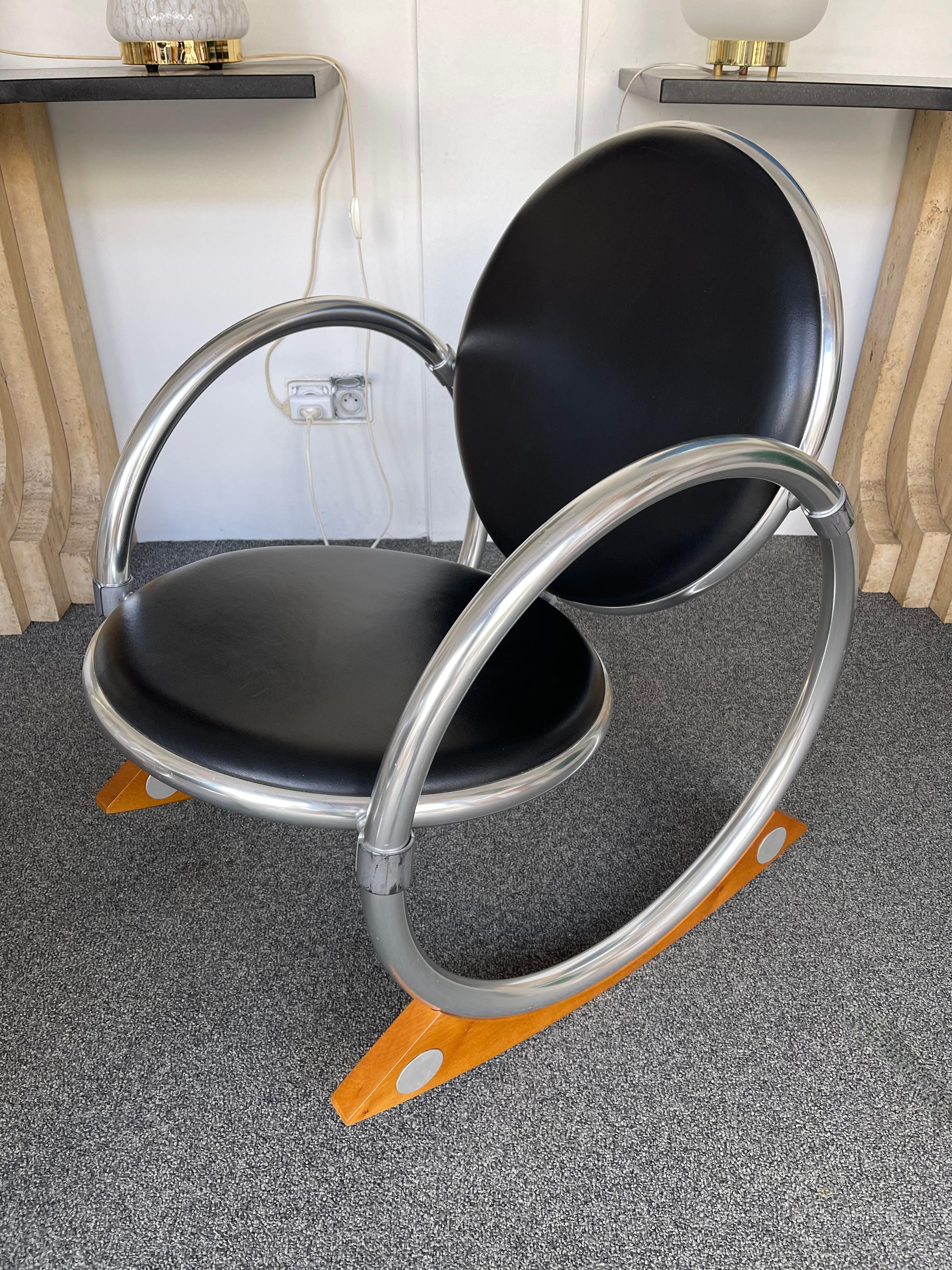 Rocking Chairs Dondolo by Verner Panton for Ycami, Italy, 1990s For Sale 5