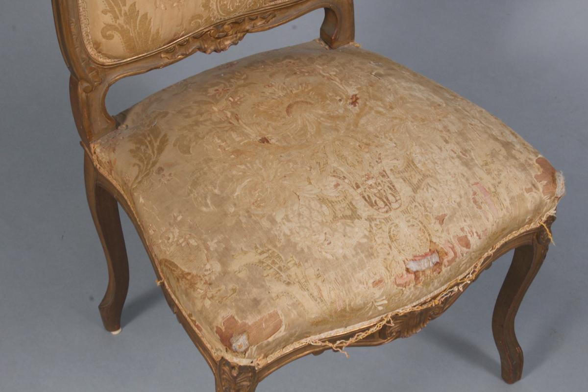 Pair of Rococo Chairs, Early 19th Century (Rokoko)