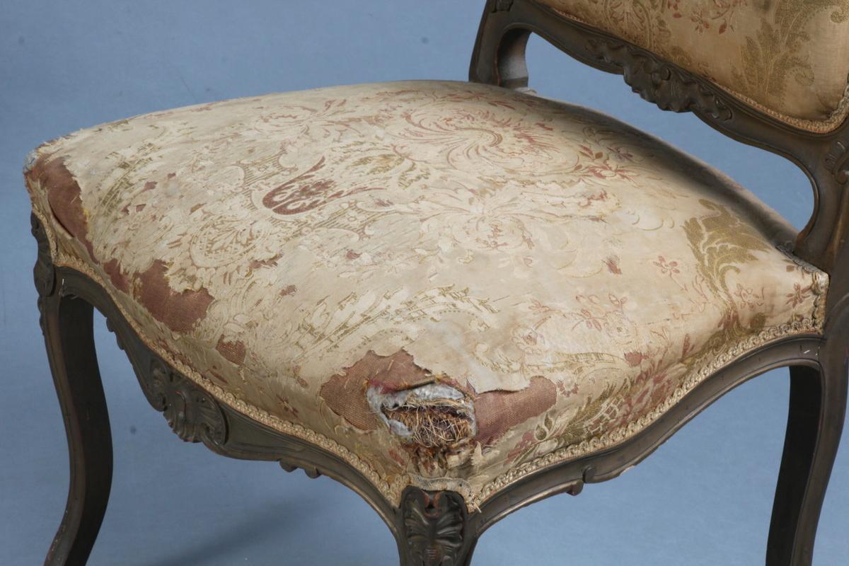 Pair of Rococo Chairs, Early 19th Century (Französisch)