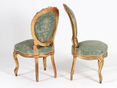 Pair of Rococo Louis XV Style Late 19th Century Chair