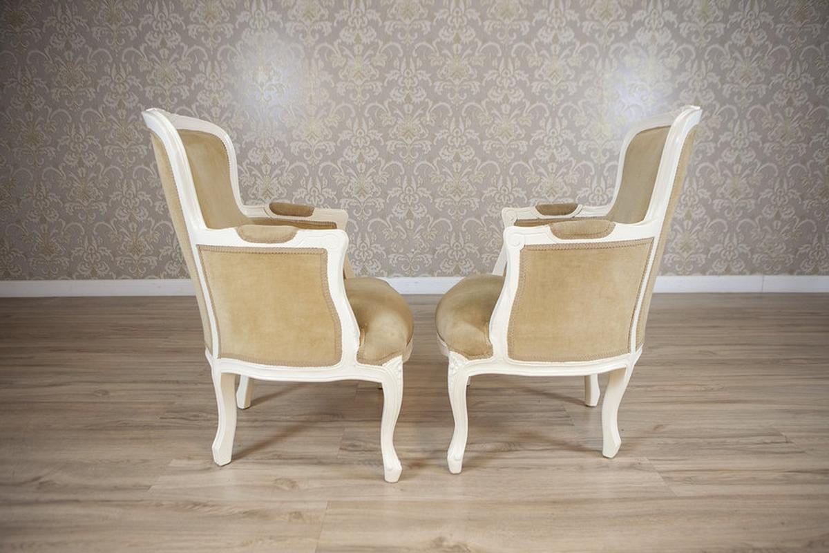 Paire de chaises Beeche en hêtre de style rococo, début du 20e siècle Bon état - En vente à Opole, PL