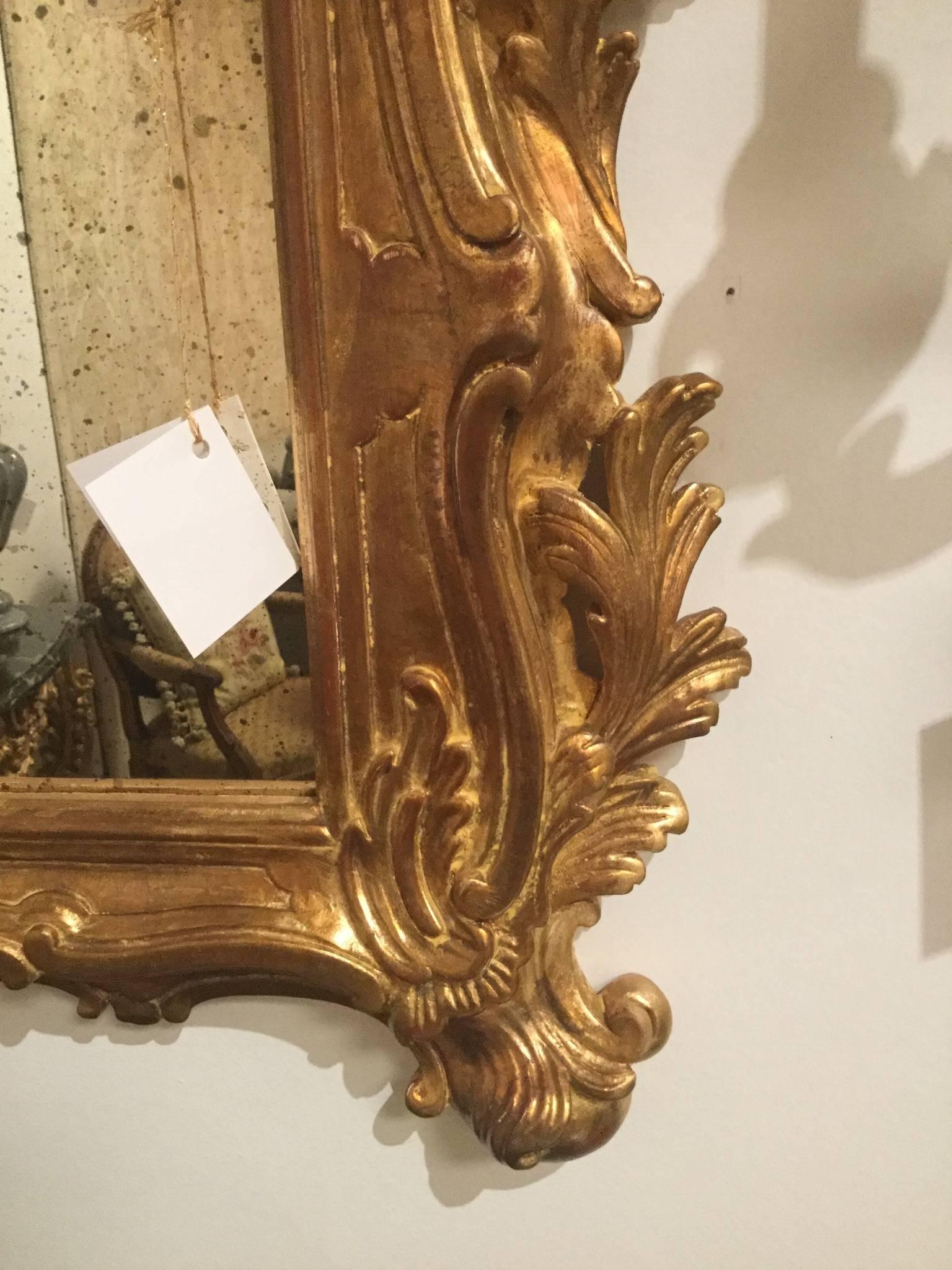 rococo gilt mirror