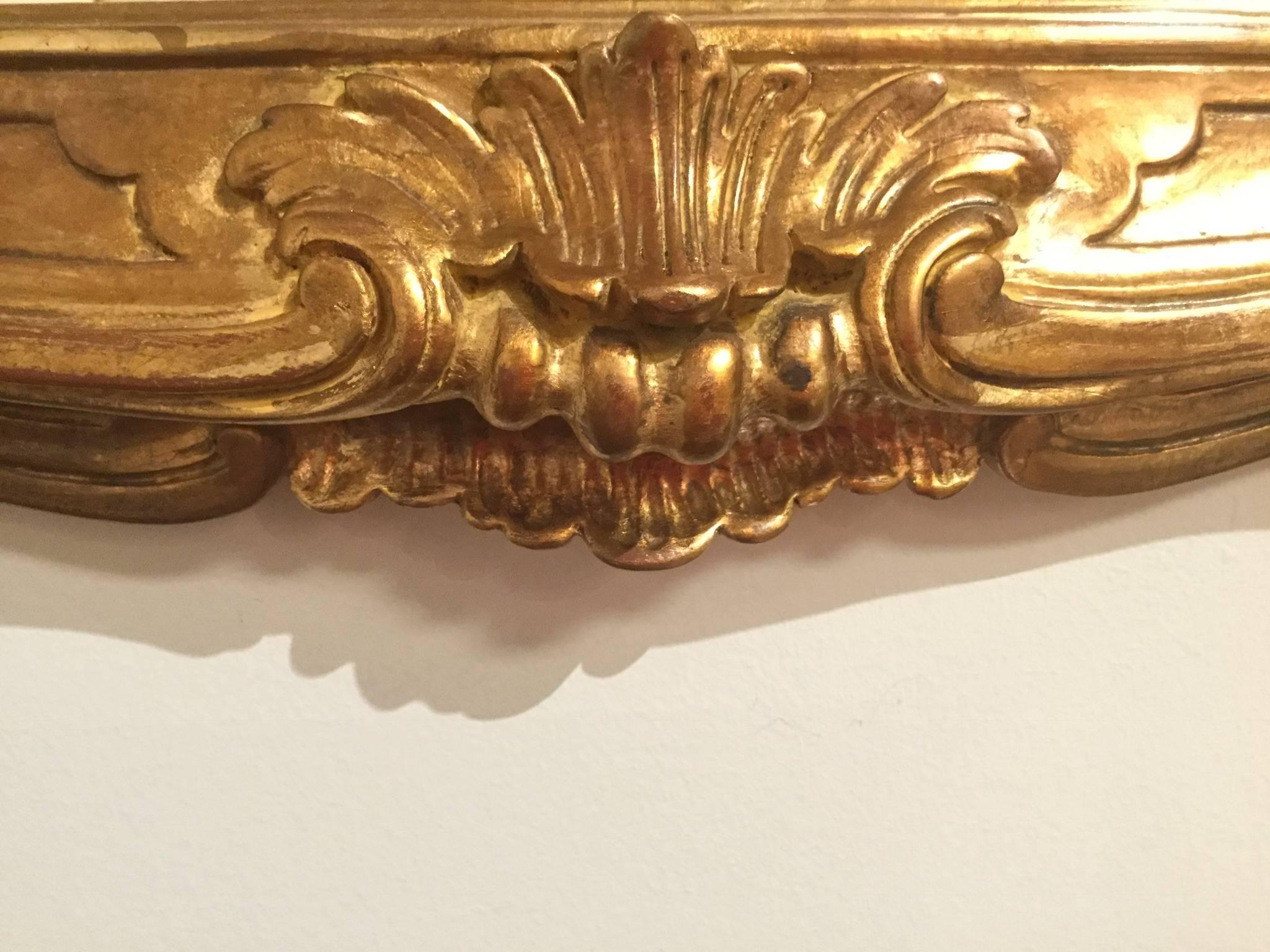 Pair of Hand Carved Rococo Gold Gilt Mirrors - FREE LOCAL DELIVERY 1