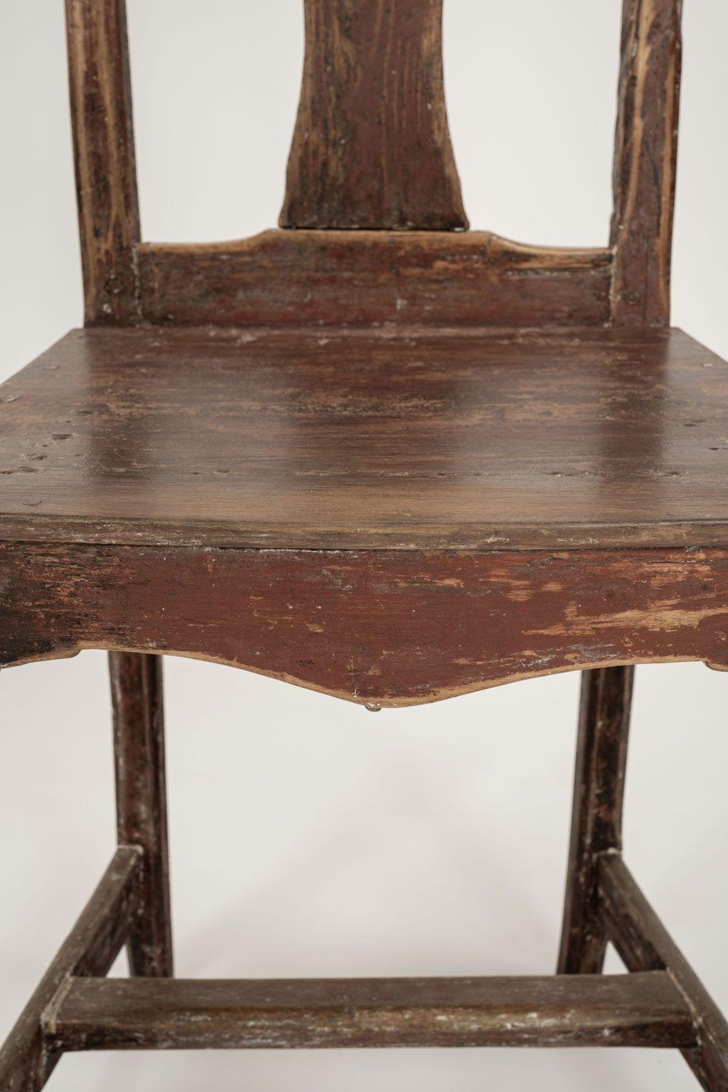 XVIIIe siècle Paire de chaises d'appoint suédoises rococo en vente