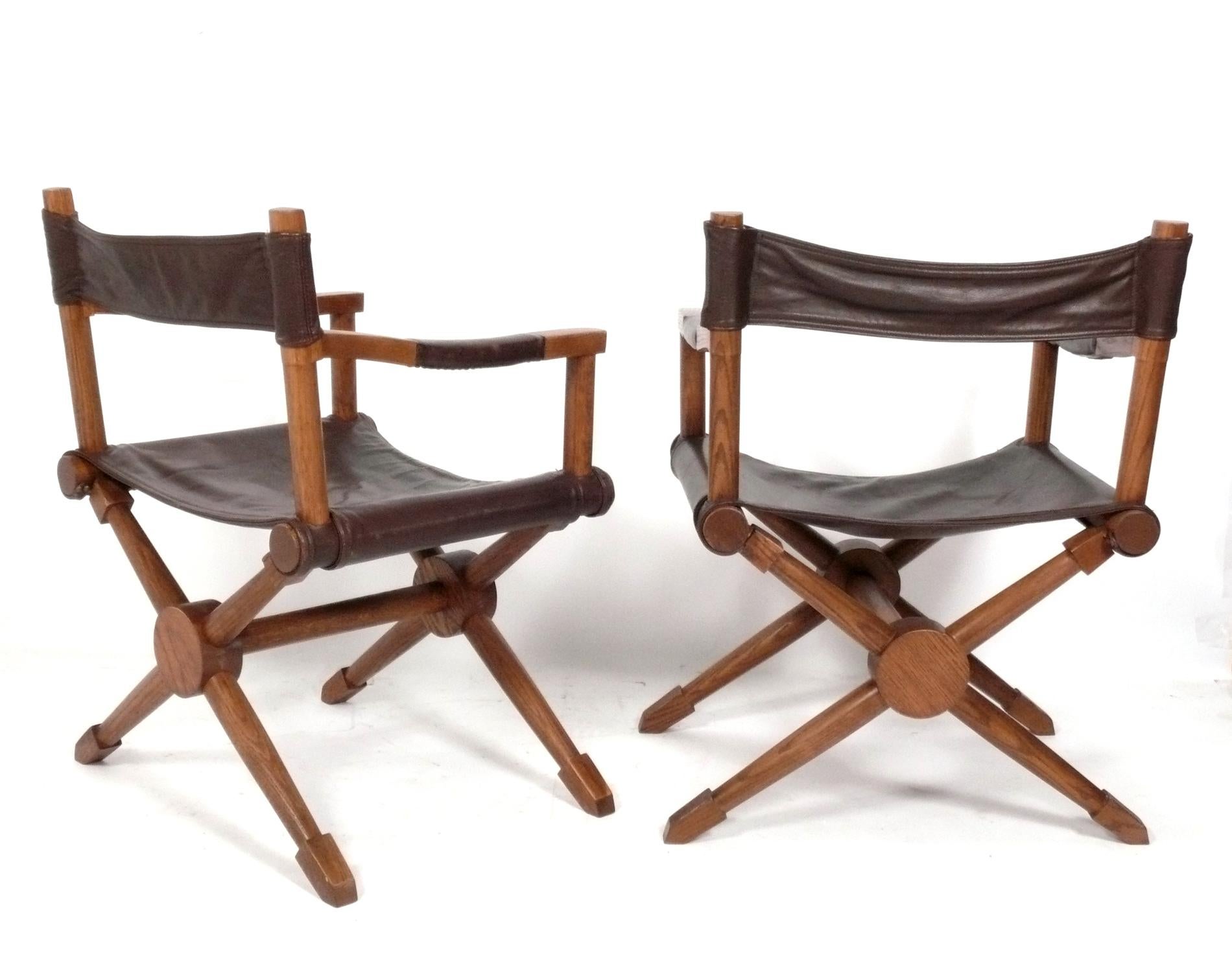 Art Deco Pair of Rodo Chairs by Paul Rodocanachi for Jean Michel Frank