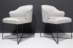 Pareja de sillas de comedor o auxiliares Rodolfo Dordoni para Minotti Leslie