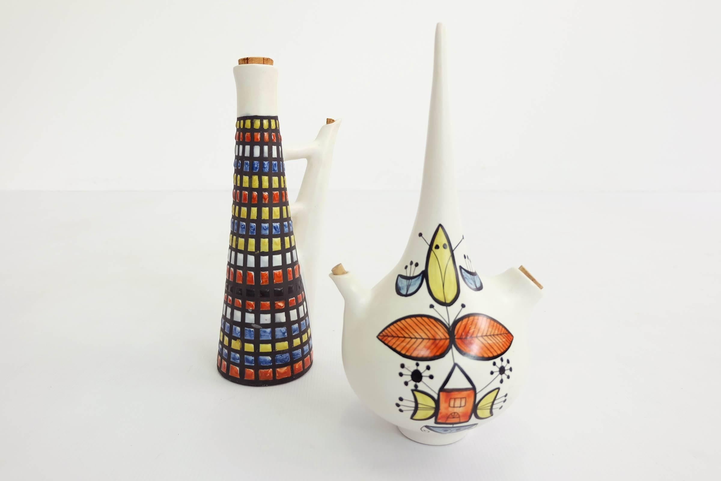 Mid-Century Modern Pair of Roger Capron, Vallauris Ceramic For Sale