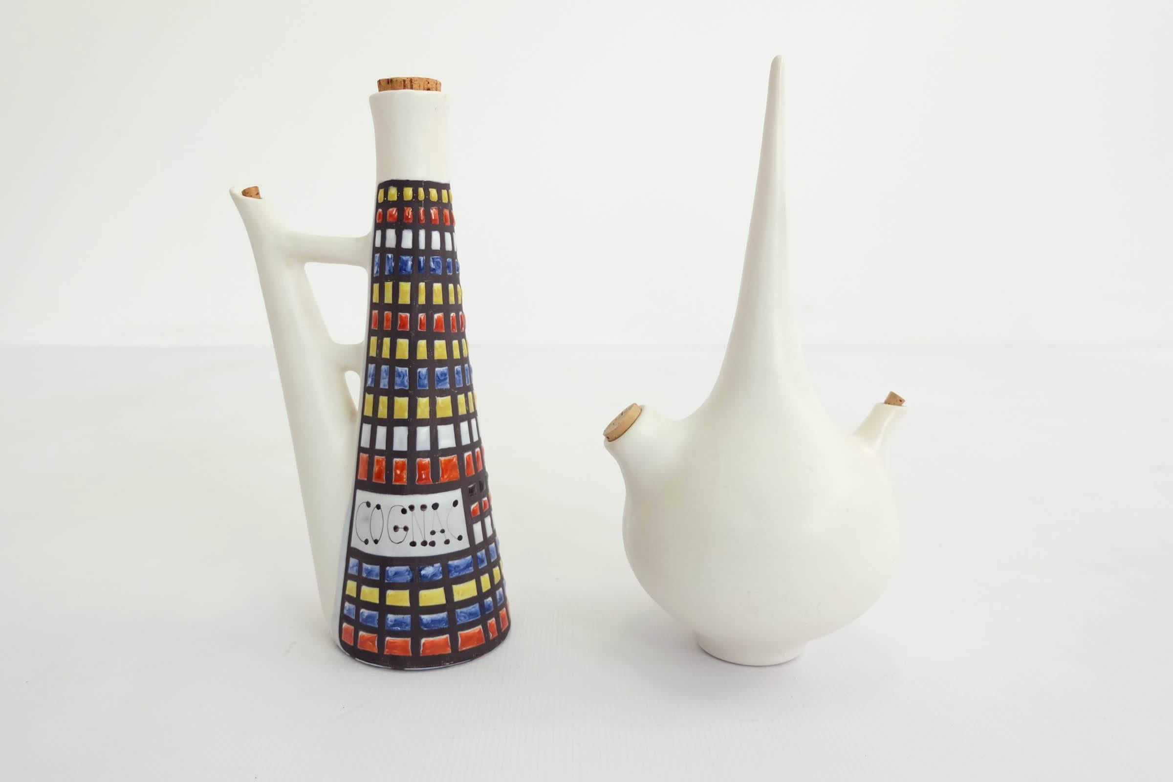 Pair of Roger Capron, Vallauris Ceramic In Good Condition For Sale In Morbio Inferiore, CH