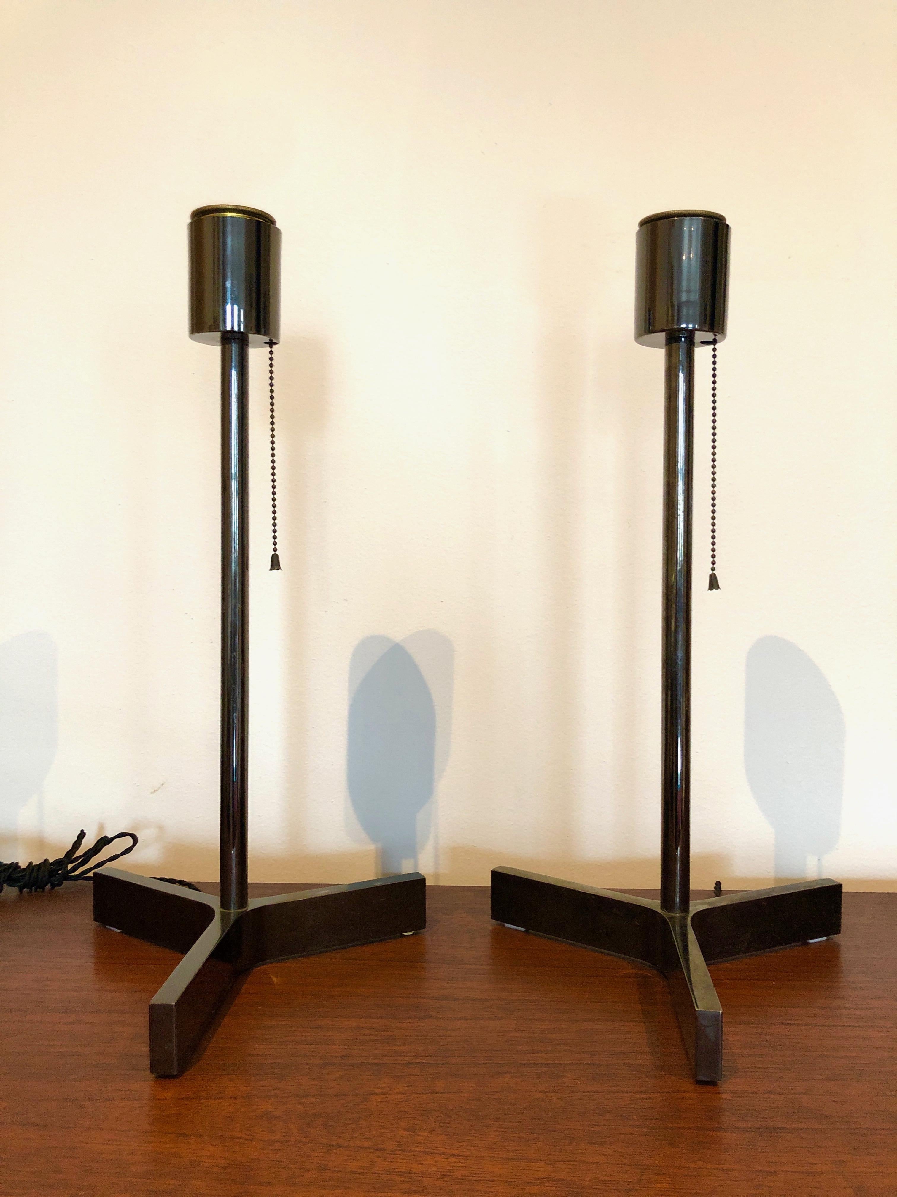 Mid-Century Modern Pair of Roger Fatus Table Lamps for Disderot