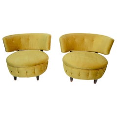 Pair of Rohde for Herman Miller Lounger Slipper Chairs