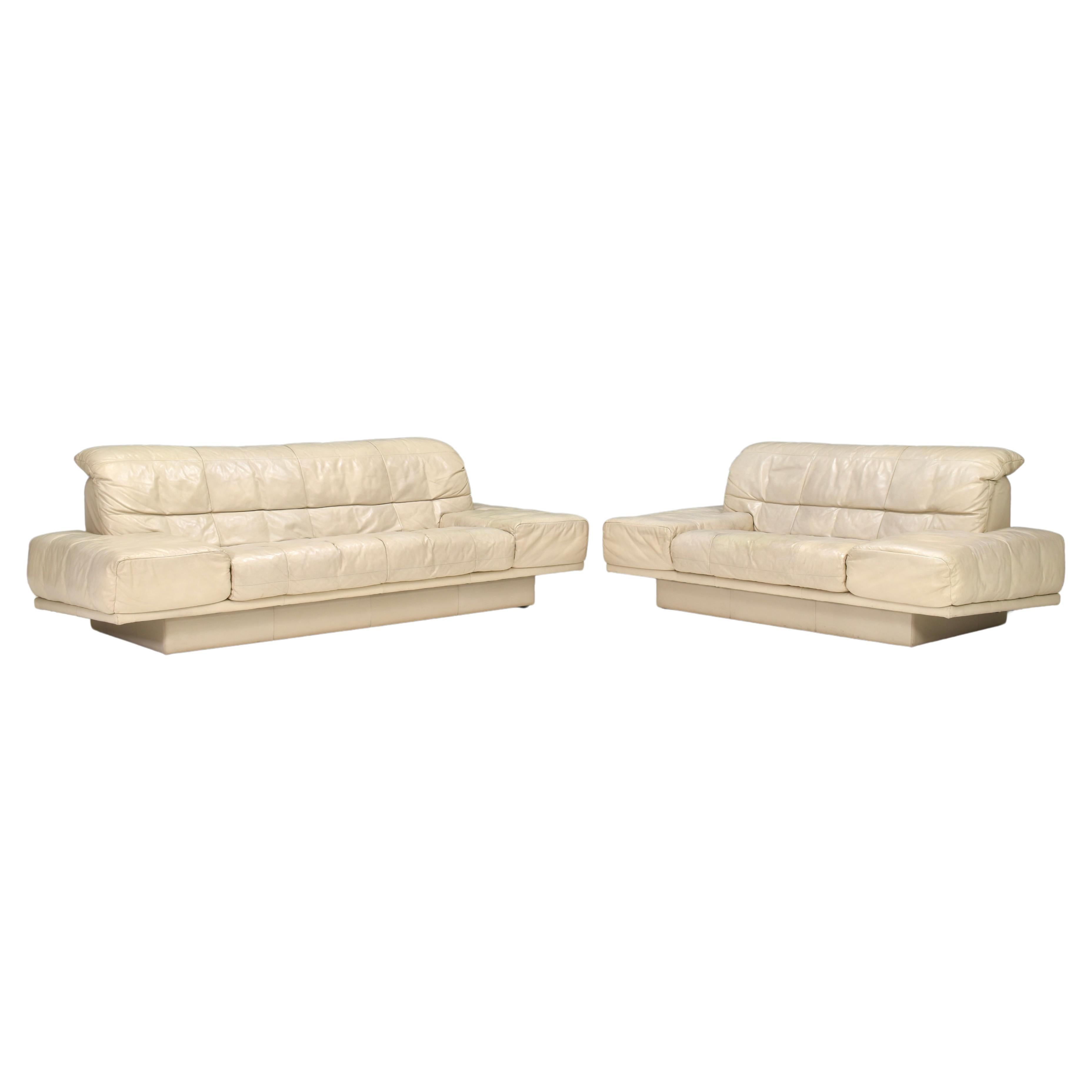 Pair of Rolf Benz sofa’s 2-seat and 3-seat – Germany, circa 1980-1990