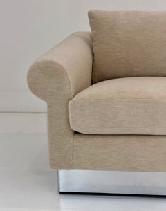 Pair of Rolled-Arm Loveseats by Hayes Manufacturing, America 1970s