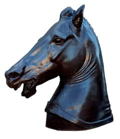 Pair of Roman Horse in Terracotta,  20th Century