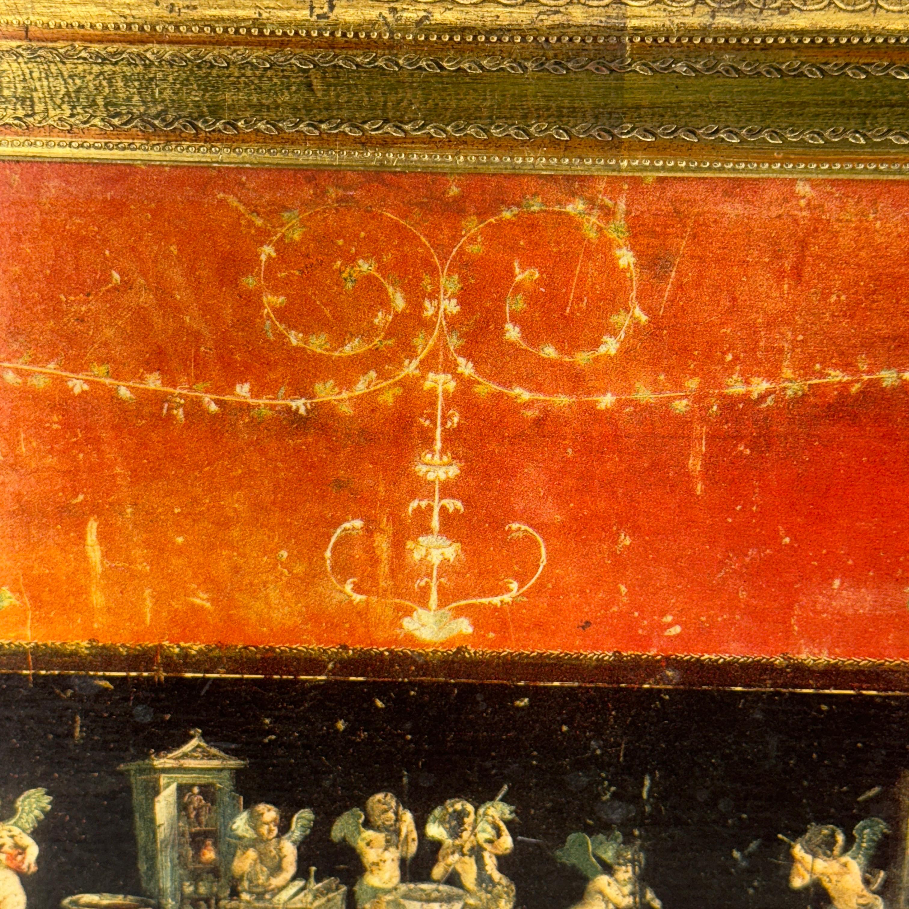 Paar römische Haus der Vettii Florentine Tafeln in vergoldeten Holzrahmen, Pompeji. im Angebot 3