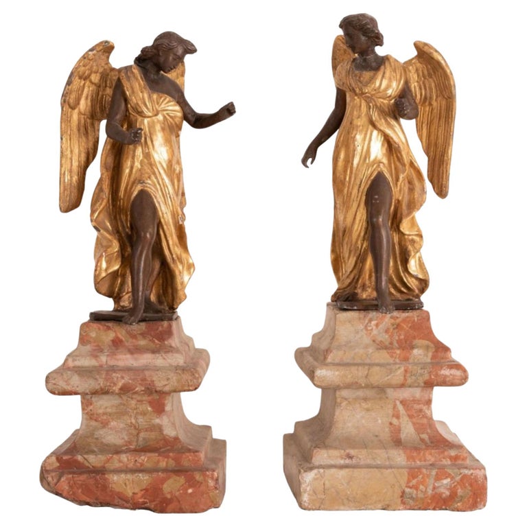 Paire de sculptures romaines du début du XVIIIe siècle En vente sur 1stDibs
