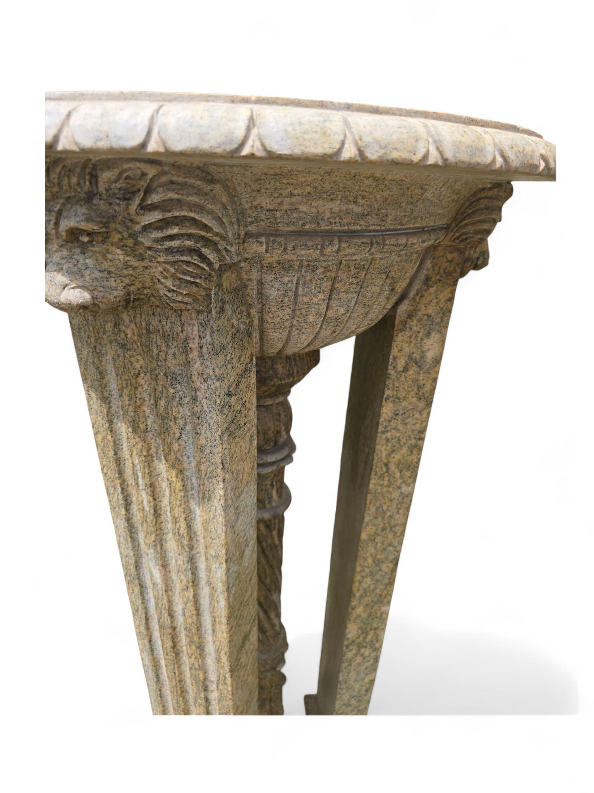 20th Century Pair of Roman-Style Granite Pedestals, Italy, 1950s For Sale