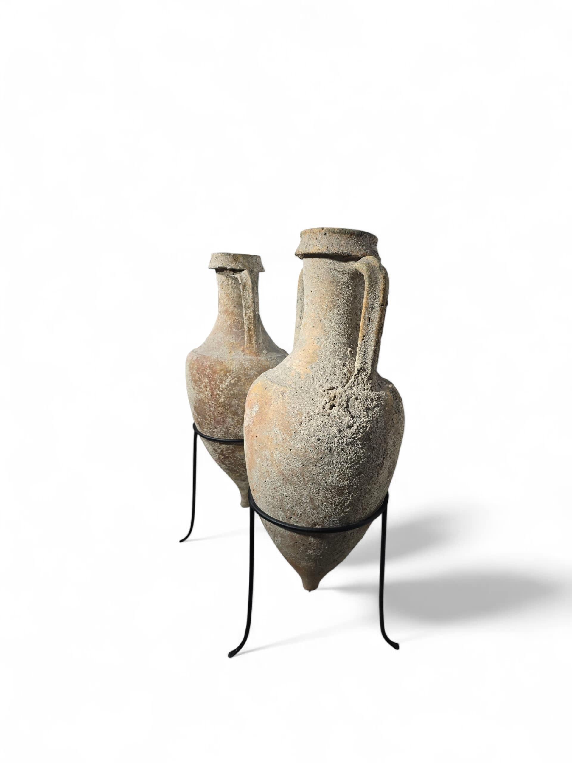 Coppia di Anfore romane in terracotta, III-I secolo a.C. in vendita 5