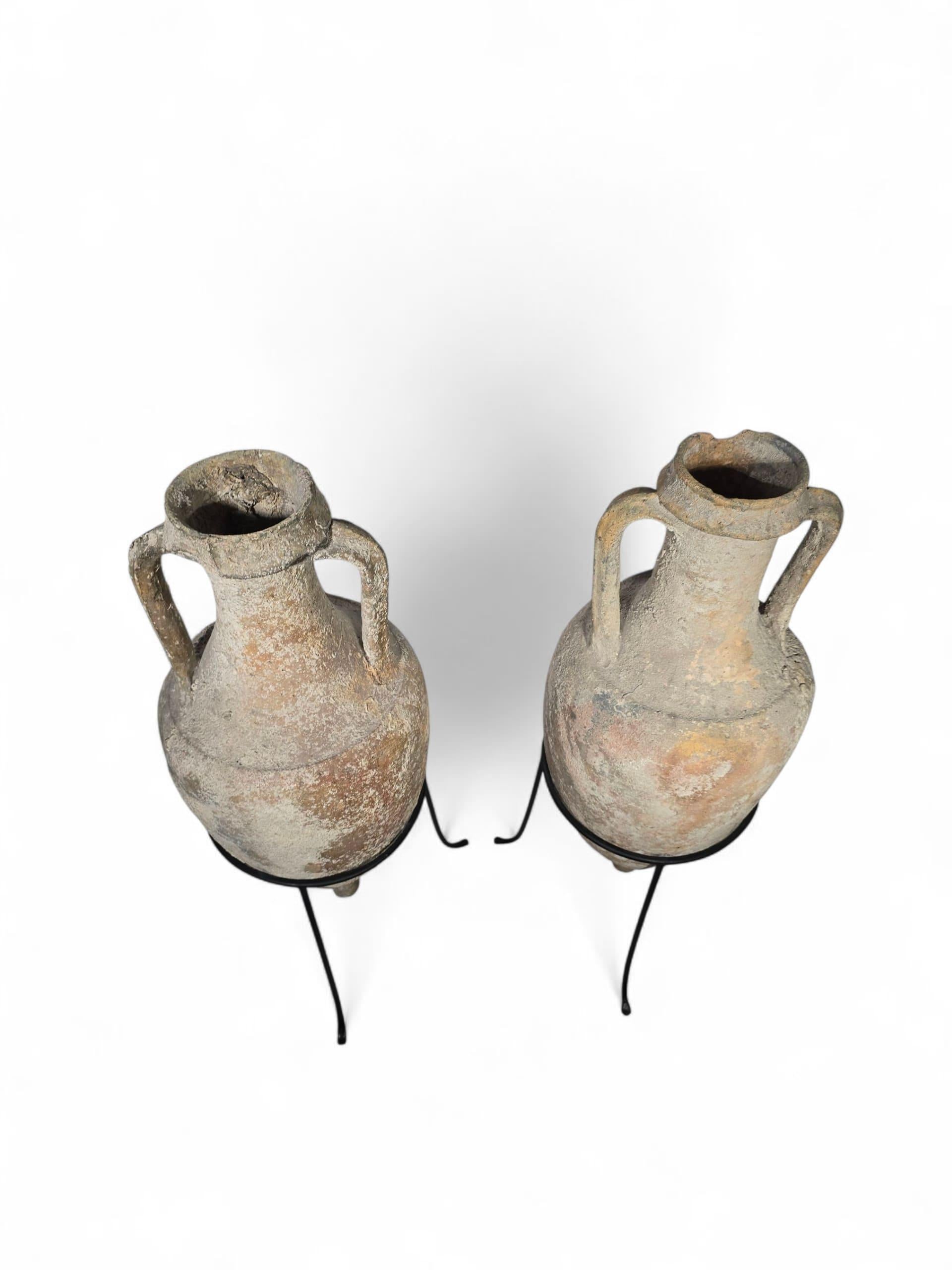 Coppia di Anfore romane in terracotta, III-I secolo a.C. in vendita 6
