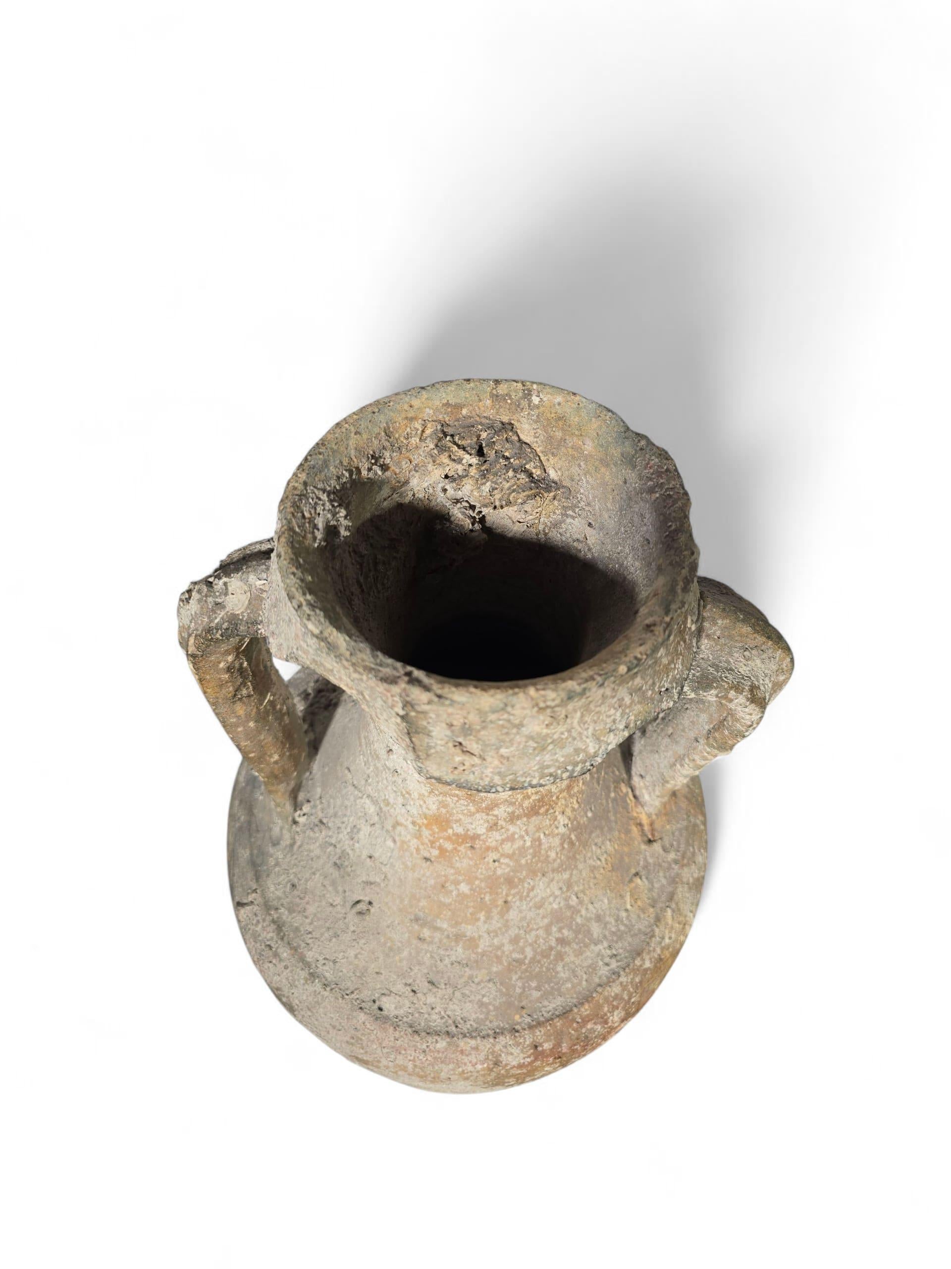 Coppia di Anfore romane in terracotta, III-I secolo a.C. In condizioni buone in vendita a Madrid, ES